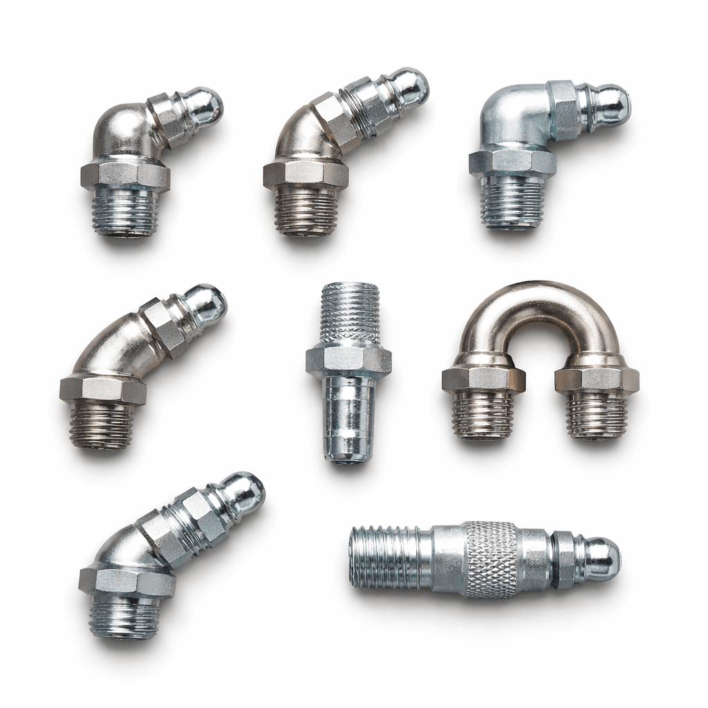 M5 X 1 90 Degree Nipple